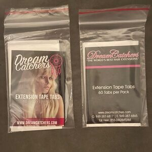 Hair Extensions Adhesives - Double Sided Tape Tabs 60 Ct Each By DreamCatchers!